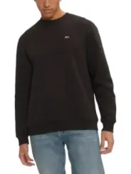 "Tommy Hilfiger Jeans Sweatshirts im Sale | Tommy Hilfiger Herren Fleece Schwarz Langarmshirt online kaufen"|Planet-Deluxe