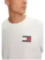 "Tommy Hilfiger Jeans T-Shirts im Sale | Tommy Hilfiger Herren TShirt Weiß HerbstWinter online kaufen"|Planet-Deluxe