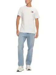 "Tommy Hilfiger Jeans T-Shirts im Sale | Tommy Hilfiger Herren TShirt Weiß HerbstWinter online kaufen"|Planet-Deluxe