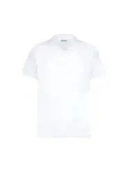 "Dondup Poloshirts im Sale | Dondup Herren Polo Weiß Kurzarm V-Ausschnitt Baumwolle online kaufen"|Planet-Deluxe