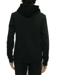 "Moschino Sweatshirts im Sale | Moschino Herren Fleece Kapuzenpullover Schwarz Druck online kaufen"|Planet-Deluxe