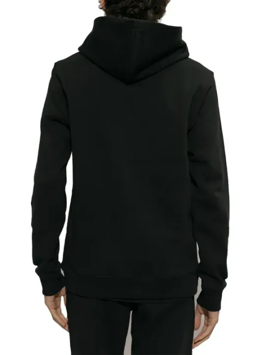 "Moschino Sweatshirts im Sale | Moschino Herren Fleece Kapuzenpullover Schwarz Druck online kaufen"|Planet-Deluxe