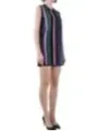 "Diane Von Furstenberg Kleider im Sale | Diane Von Furstenberg - Ärmelloses Herbst/Winter-Kleid für Damen mit Rundhalsausschnitt und bunten Streifenmuster – Viskose- online kaufen"|Planet-Deluxe
