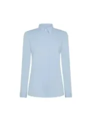"Rrd Hemden im Sale | RRD Damen Herbst/Winter Hemd in Azurblau mit Klassischem Kragen und Langarm - Artikelcode: B_44758 online kaufen"|Planet-Deluxe