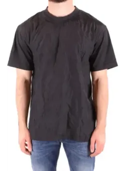 McQueen Herren T-Shirt Schwarz aus Baumwolle für den Sommer