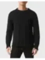 "Philipp Plein Pullover im Sale | Philipp Plein Herrenpullover Schwarz Zerrissen 100% Wolle online kaufen"|Planet-Deluxe