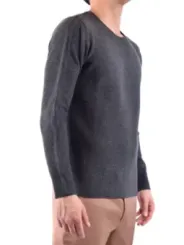 "Paolo Pecora Pullover im Sale | Paolo Pecora Herren Pullover Grau Rundhals Wolle online kaufen"|Planet-Deluxe