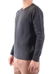 "Paolo Pecora Pullover im Sale | Paolo Pecora Herren Pullover Grau Rundhals Wolle online kaufen"|Planet-Deluxe