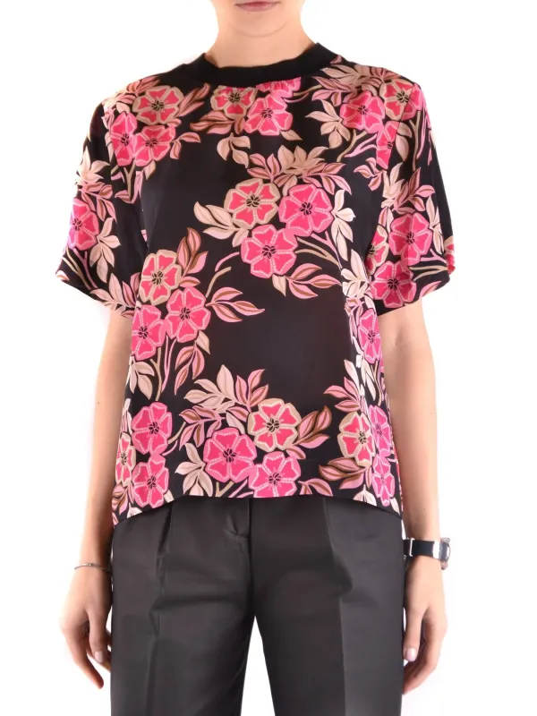 "Msgm T-Shirts im Sale | MSGM Damen T-Shirt - Bunter Blumenprint aus 100% Seide, Kurzarm für Frühling/Sommer online kaufen"|Planet-Deluxe "Msgm T-Shirts im Sale | MSGM Damen T-Shirt - Bunter Blumenprint aus 100% Seide, Kurzarm für Frühling/Sommer online kaufen"|Planet-Deluxe