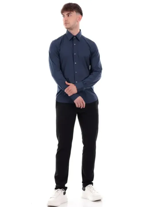"Rrd Hemden im Sale | Rrd Herren Blaues Langarmhemd für Frühling Sommer online kaufen"|Planet-Deluxe