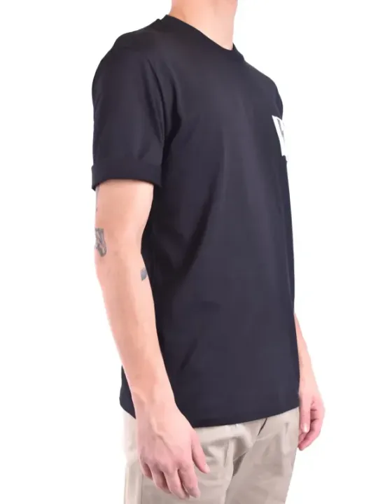 "Neil Barrett T-Shirts im Sale | Neil Barrett Herren TShirt Schwarz Druck Kurzarm online kaufen"|Planet-Deluxe