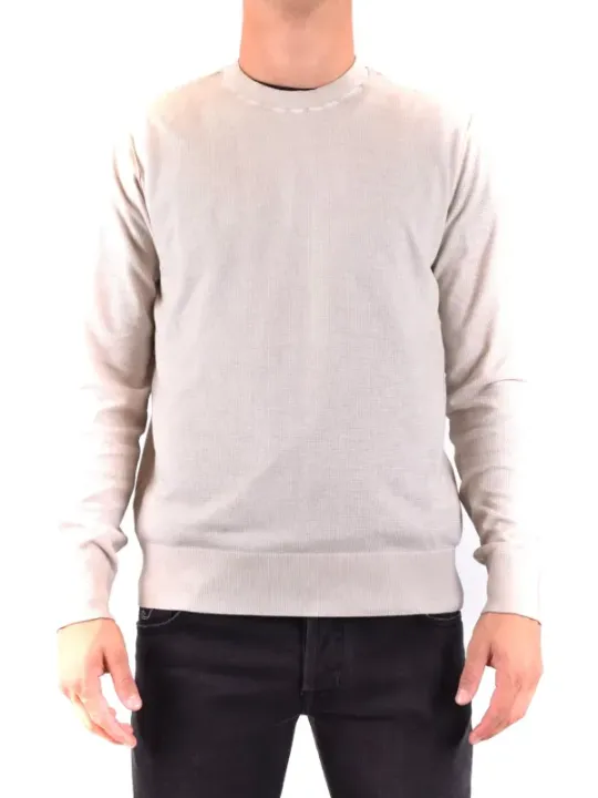 "Paolo Pecora Pullover im Sale | Paolo Pecora Herrenpullover Frühling Sommer Weiß Rundhals online kaufen"|Planet-Deluxe