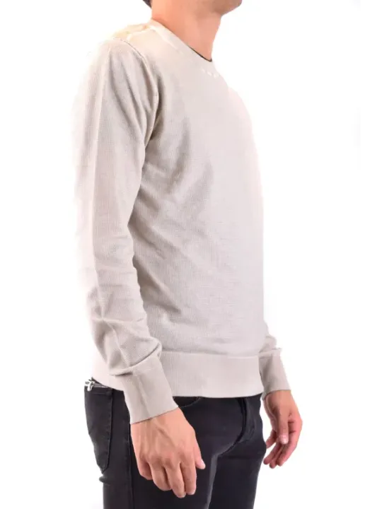 "Paolo Pecora Pullover im Sale | Paolo Pecora Herrenpullover Frühling Sommer Weiß Rundhals online kaufen"|Planet-Deluxe