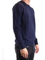 "Paolo Pecora Pullover im Sale | Paolo Pecora Herren Blau Rundhals Pullover Baumwolle online kaufen"|Planet-Deluxe