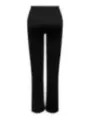 Schwarze Hose hoher Bund gerade