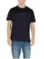 "Armani Exchange T-Shirts im Sale | Armani Exchange Herren TShirt HerbstWinter Blau Print  online kaufen"|Planet-Deluxe