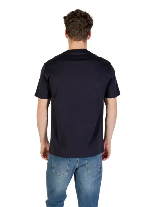 "Armani Exchange T-Shirts im Sale | Armani Exchange Herren TShirt HerbstWinter Blau Print  online kaufen"|Planet-Deluxe