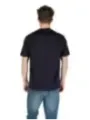 "Armani Exchange T-Shirts im Sale | Armani Exchange Herren TShirt HerbstWinter Blau Print  online kaufen"|Planet-Deluxe