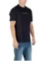 "Armani Exchange T-Shirts im Sale | Armani Exchange Herren TShirt HerbstWinter Blau Print  online kaufen"|Planet-Deluxe