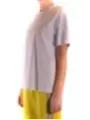 "Msgm T-Shirts im Sale | MSGM Damen T-Shirt in Weiß mit Pailletten - Perfekt für Frühling/Sommer online kaufen"|Planet-Deluxe