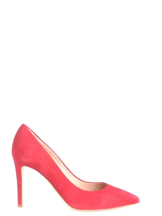 "Ninalilou High Heels im Sale | Ninalilou Frühlings PlateauPumps Rot Wildleder online kaufen"|Planet-Deluxe