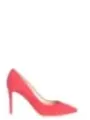 "Ninalilou High Heels im Sale | Ninalilou Frühlings PlateauPumps Rot Wildleder online kaufen"|Planet-Deluxe
