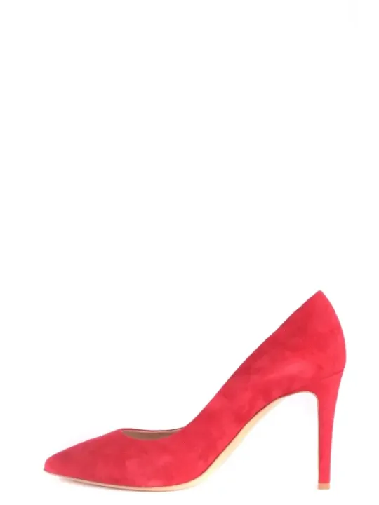"Ninalilou High Heels im Sale | Ninalilou Frühlings PlateauPumps Rot Wildleder online kaufen"|Planet-Deluxe