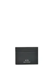 Armani Exchange Leder Kartenhalter Schwarz