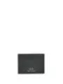 Armani Exchange Leder Kartenhalter Schwarz