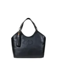 "Liu Jo Einzelstücke & Seltenheiten im Sale | Liu Jo Damen Handtasche - Schwarze Herbst/Winter Tasche mit Reißverschluss und Schulterriemen, 100% Kunstleder, 45x28x15 cm, Mo online kaufen"|Planet-Deluxe