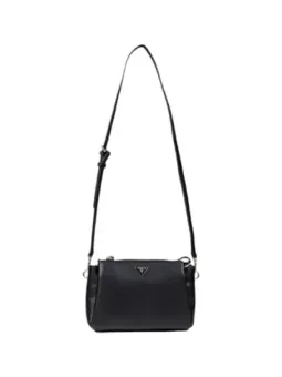 GUESS Damen Umhängetasche - Elegante Schwarz, 24x18x8 cm