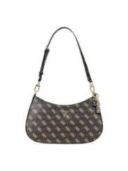"Guess Einzelstücke & Seltenheiten im Sale | Guess Herbst/Winter Damen Handtasche mit Druckmuster in Braun - Exklusive Designer-Tasche mit Reißverschluss und Innen-/Außent online kaufen"|Planet-Deluxe