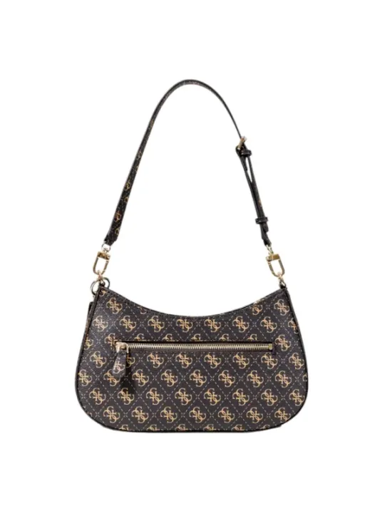 "Guess Einzelstücke & Seltenheiten im Sale | Guess Herbst/Winter Damen Handtasche mit Druckmuster in Braun - Exklusive Designer-Tasche mit Reißverschluss und Innen-/Außent online kaufen"|Planet-Deluxe
