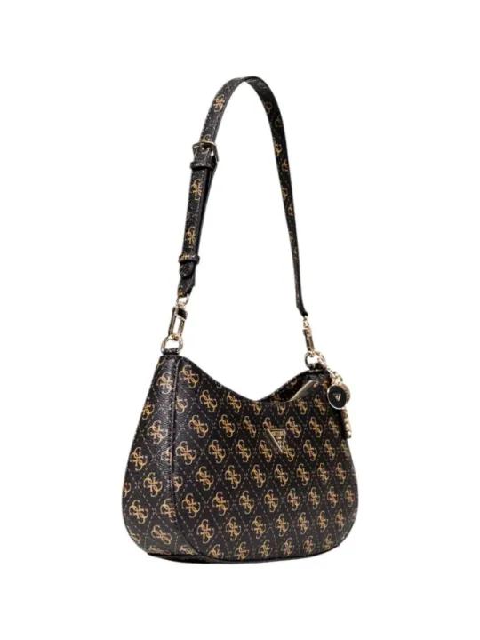 "Guess Einzelstücke & Seltenheiten im Sale | Guess Herbst/Winter Damen Handtasche mit Druckmuster in Braun - Exklusive Designer-Tasche mit Reißverschluss und Innen-/Außent online kaufen"|Planet-Deluxe