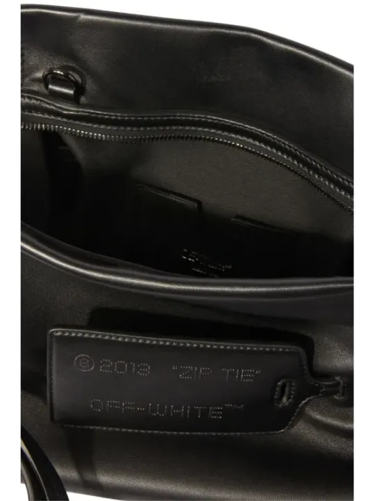 "Off-White Einzelstücke & Seltenheiten im Sale | "Off-White Damen Umhängetasche aus Leder - Elegante Herbst/Winter Schwarz Tasche mit Reißverschluss und Innentaschen - Exklusi online kaufen"|Planet-Deluxe