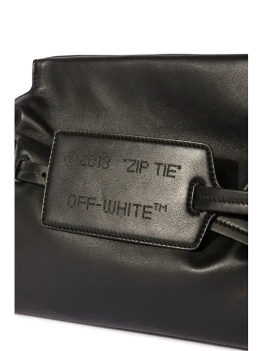 "Off-White Einzelstücke & Seltenheiten im Sale | "Off-White Damen Umhängetasche aus Leder - Elegante Herbst/Winter Schwarz Tasche mit Reißverschluss und Innentaschen - Exklusi online kaufen"|Planet-Deluxe
