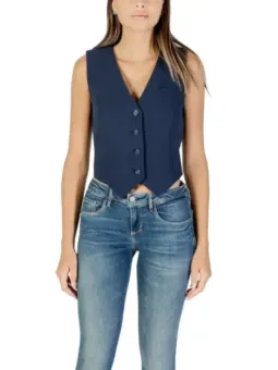 Guess Damen Weste Blau - Eleganz für Herbst/Winter