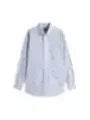 "Tommy Hilfiger Jeans Hemden im Sale | Tommy Hilfiger Jeans Damen Hemd aus Bio-Baumwolle in Azurblau – Herbst/Winter Kollektion online kaufen"|Planet-Deluxe