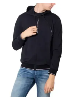 Schwarzer Armani Exchange Kapuzenpullover für Männer