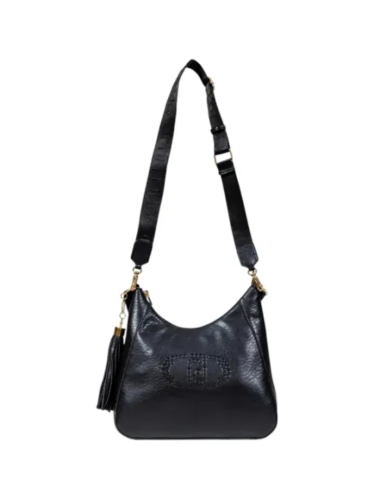 "Liu Jo Einzelstücke & Seltenheiten im Sale | Liu Jo Damenhandtasche - Elegante Schwarze Herbst/Winter Schultertasche mit Reißverschluss und Innentaschen, 22x30x12 cm - AF51 online kaufen"|Planet-Deluxe