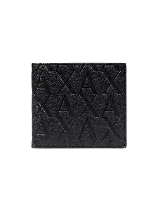 "Armani Exchange Brieftaschen im Sale | Armani Exchange Herren Geldbörse - Schwarz mit Druckmuster, Herbst/Winter Kollektion - 100% Polyester, Kompakt und Funktional m online kaufen"|Planet-Deluxe