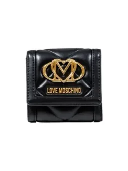 Love Moschino Damen Portemonnaie - Herbst/Winter Design, Schwarz