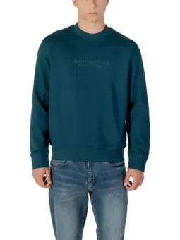 "Armani Exchange Herren-Fleece-Sweatshirt Grün - Herbst/Winter"