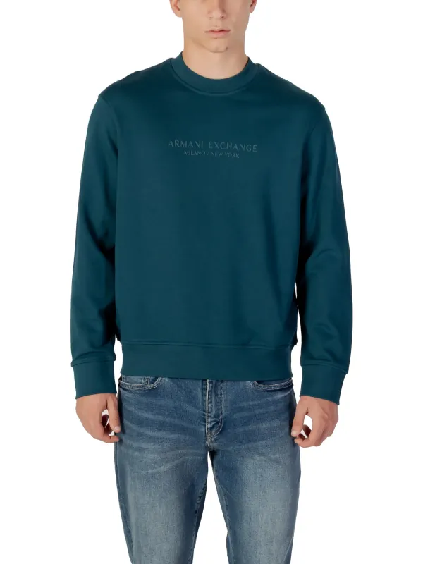 "Armani Exchange Sweatshirts im Sale | Armani Exchange Herren-Fleece-Sweatshirt - Grün, Langarm, Rundhals - Herbst/Winter Kollektion online kaufen"|Planet-Deluxe "Armani Exchange Sweatshirts im Sale | Armani Exchange Herren-Fleece-Sweatshirt - Grün, Langarm, Rundhals - Herbst/Winter Kollektion online kaufen"|Planet-Deluxe