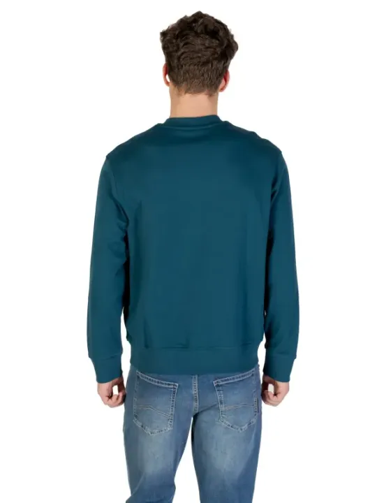 "Armani Exchange Sweatshirts im Sale | Armani Exchange Herren-Fleece-Sweatshirt - Grün, Langarm, Rundhals - Herbst/Winter Kollektion online kaufen"|Planet-Deluxe