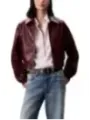 "Calvin Klein Jeans Blazer im Sale | Calvin Klein Jeans Bordeaux Kostümjacke Damen online kaufen"|Planet-Deluxe
