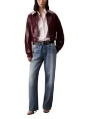 "Calvin Klein Jeans Blazer im Sale | Calvin Klein Jeans Bordeaux Kostümjacke Damen online kaufen"|Planet-Deluxe