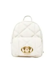 "Love Moschino Einzelstücke & Seltenheiten im Sale | Love Moschino Damen Rucksack - Elegante Weiße Tasche mit Reißverschluss für Herbst/Winter - 30x24x10.5 cm - Stilvolles Design online kaufen"|Planet-Deluxe
