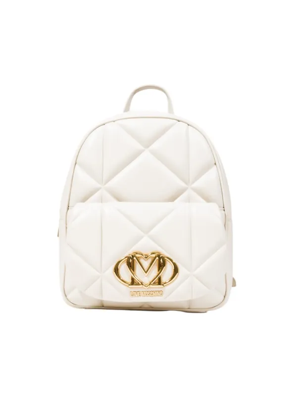 "Love Moschino Einzelstücke & Seltenheiten im Sale | Love Moschino Damen Rucksack - Elegante Weiße Tasche mit Reißverschluss für Herbst/Winter - 30x24x10.5 cm - Stilvolles Design online kaufen"|Planet-Deluxe "Love Moschino Einzelstücke & Seltenheiten im Sale | Love Moschino Damen Rucksack - Elegante Weiße Tasche mit Reißverschluss für Herbst/Winter - 30x24x10.5 cm - Stilvolles Design online kaufen"|Planet-Deluxe