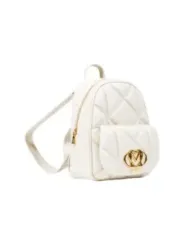 "Love Moschino Einzelstücke & Seltenheiten im Sale | Love Moschino Damen Rucksack - Elegante Weiße Tasche mit Reißverschluss für Herbst/Winter - 30x24x10.5 cm - Stilvolles Design online kaufen"|Planet-Deluxe